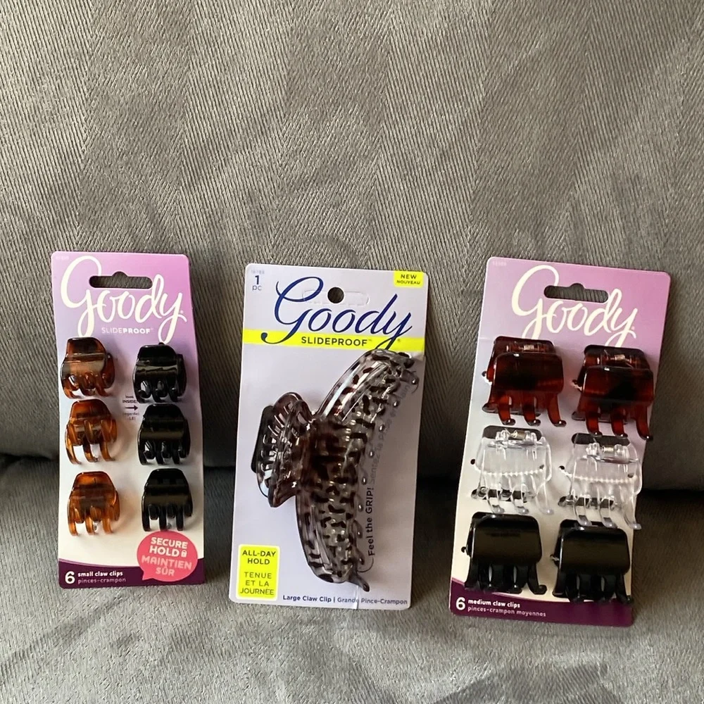 GOODY Hair Claw Clips Bundle